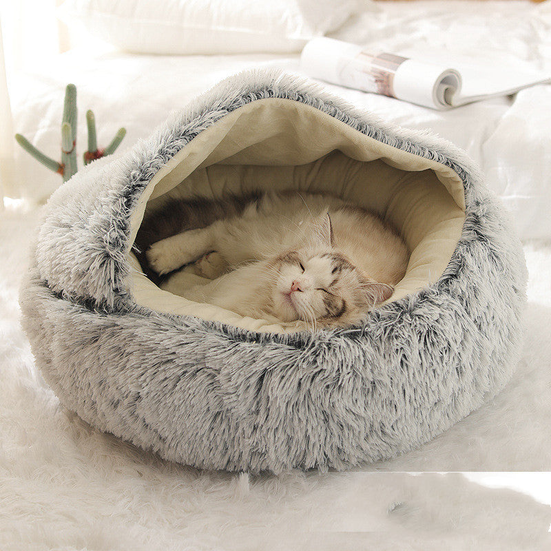 Round Plush Warm Bed House - My Necessities Store