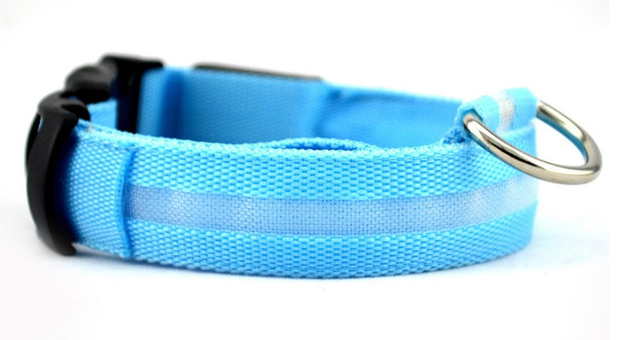 Nylon LED Pet Dog Luminous Collar - My Necessities Store