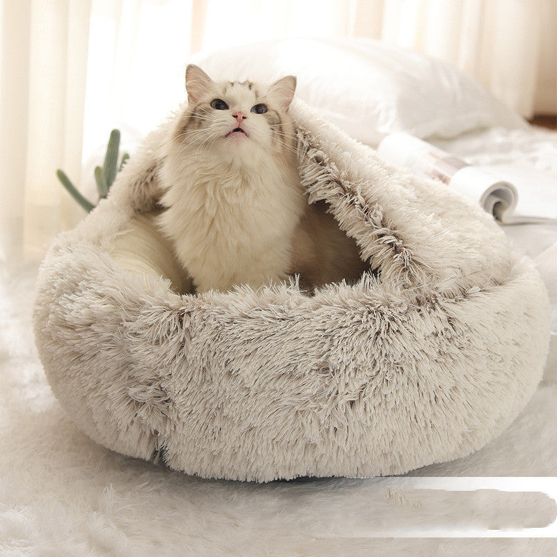 Round Plush Warm Bed House - My Necessities Store