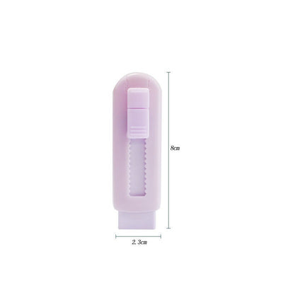 Multifunctional Eraser Macaron Color Pull-Out Eraser