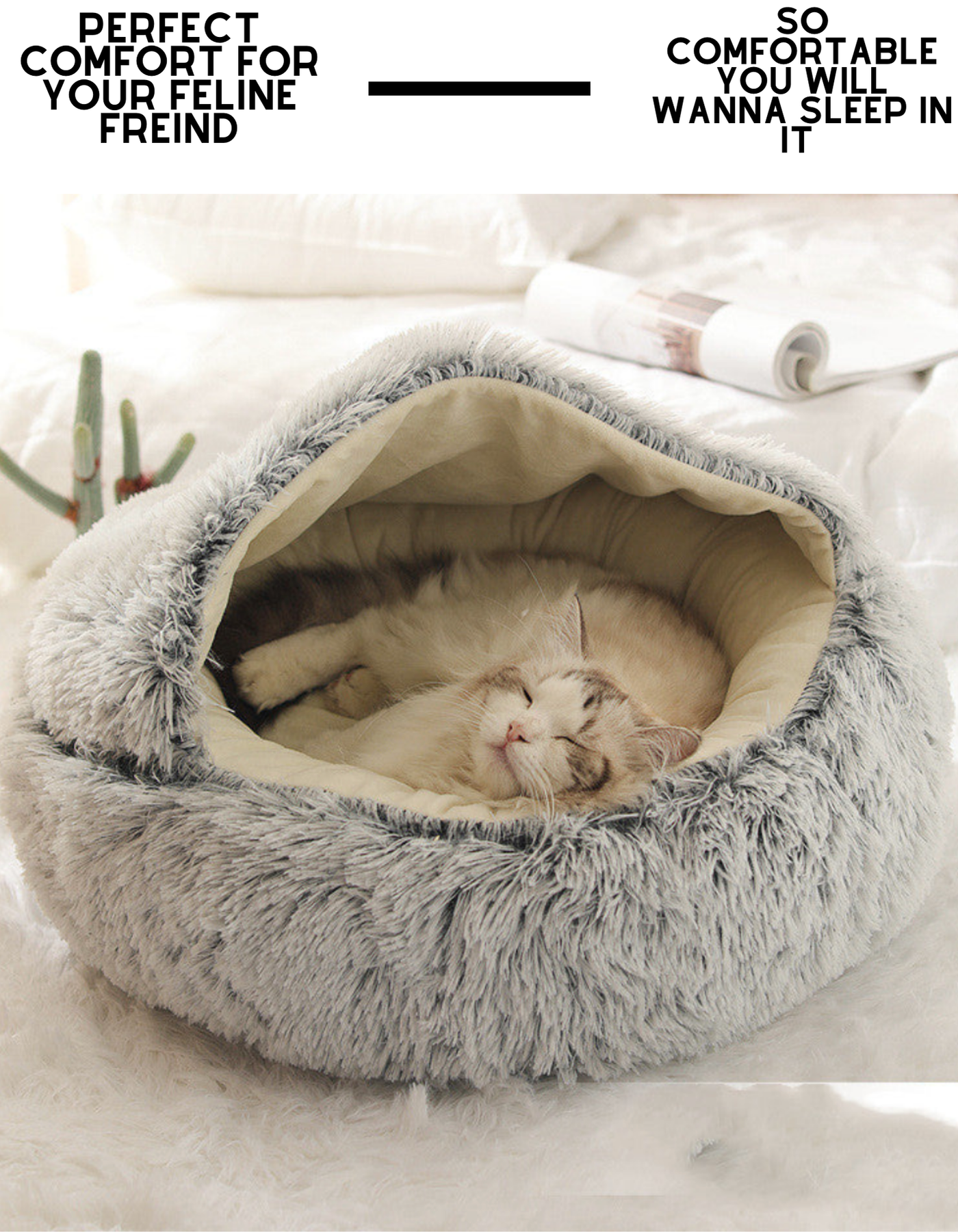 Cute Cat Bed, Perfect For All Cats