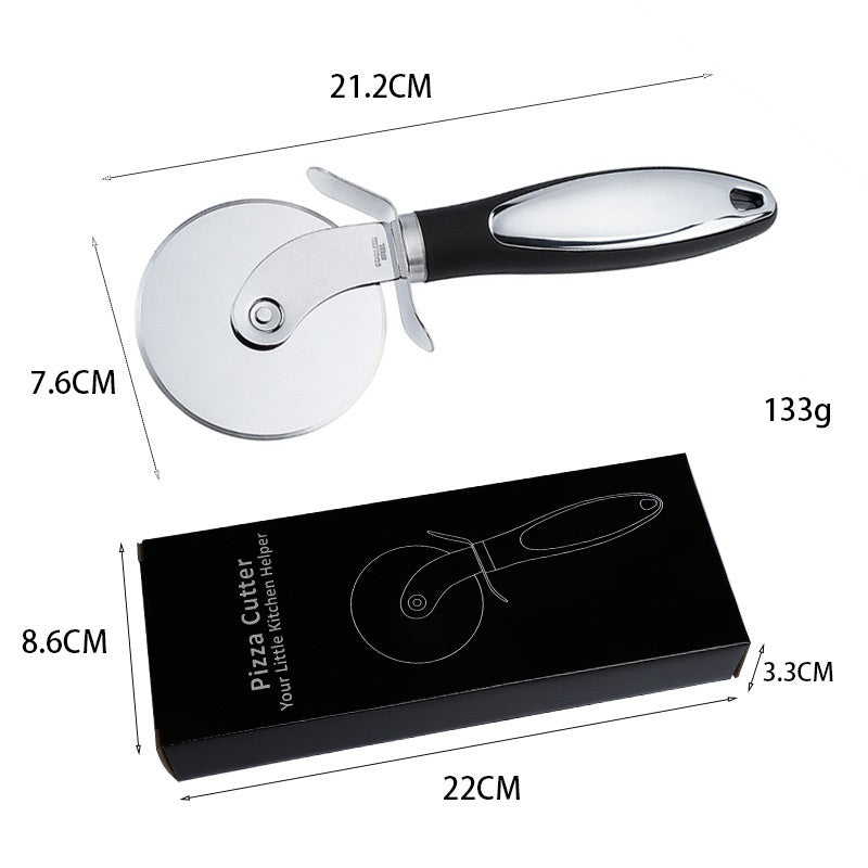 Stainless steel pizza cutter