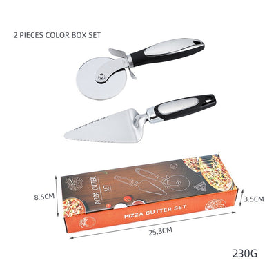 Stainless steel pizza cutter