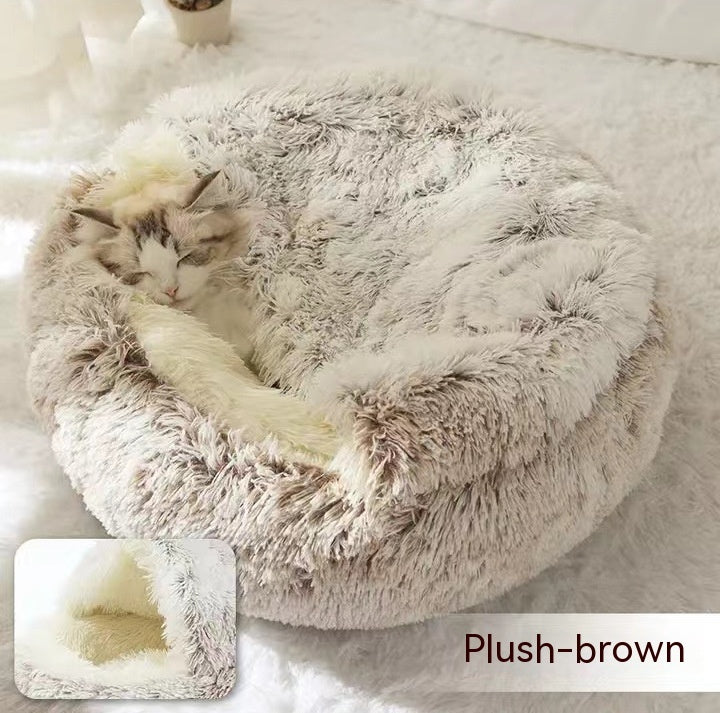 Round Plush Warm Bed House - My Necessities Store